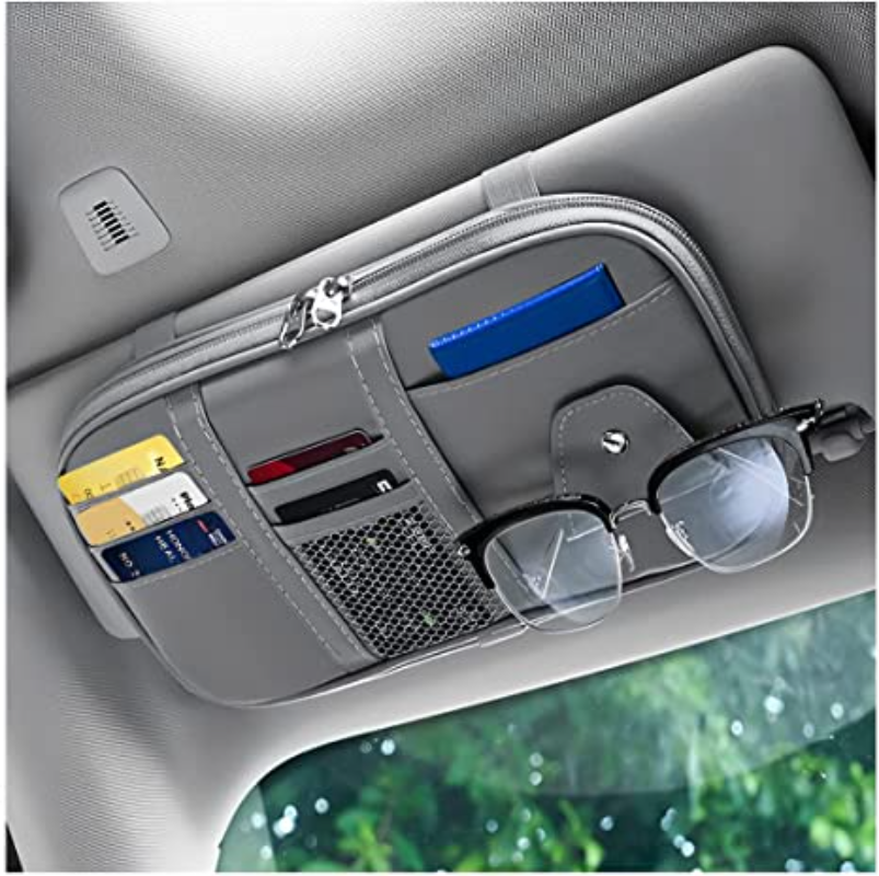 Tech Accessories Bag - Car Sun Visor Organizer MultiPocket Auto