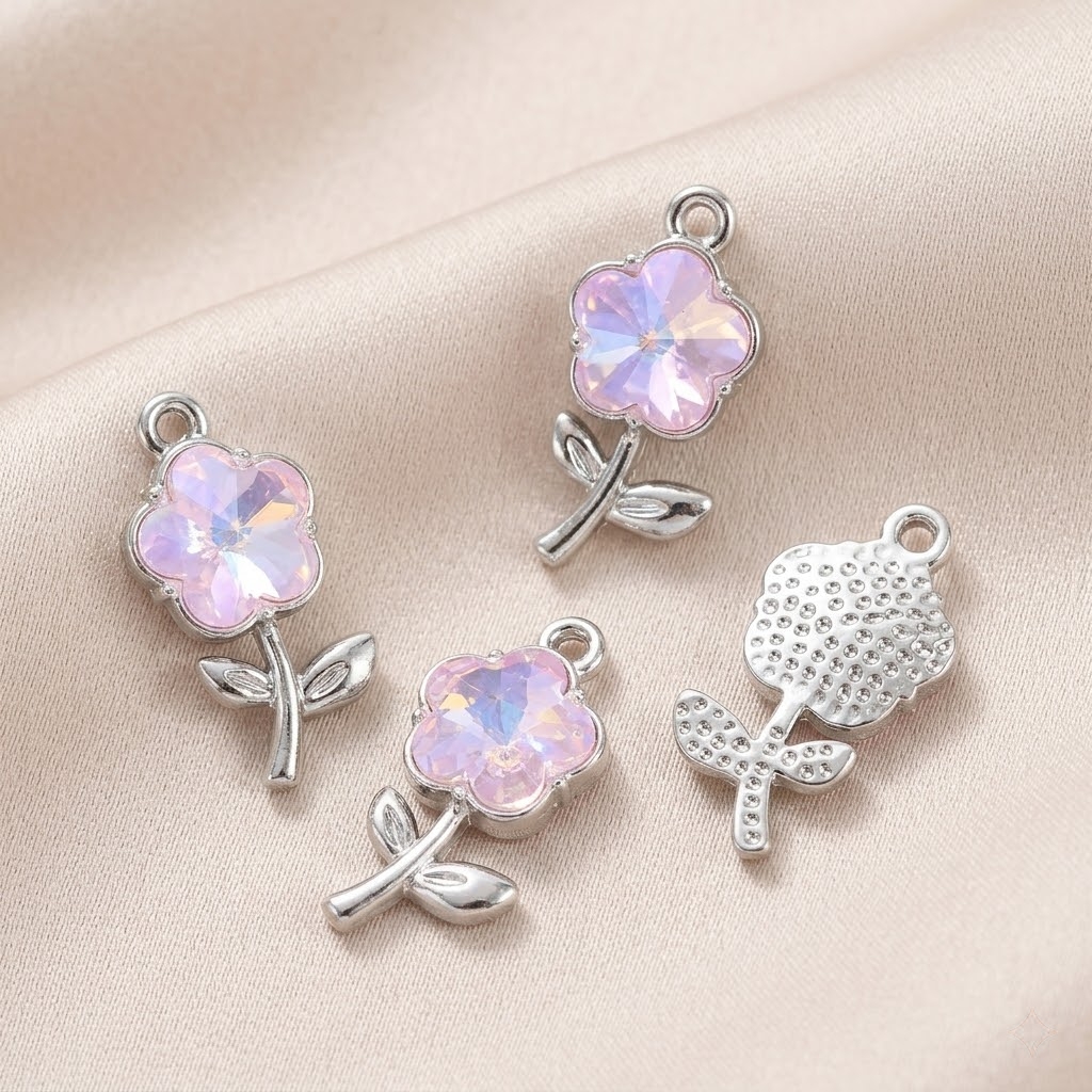 10pcs Purple Pink Heart Enamel - Y2K Tech Accessories review and price