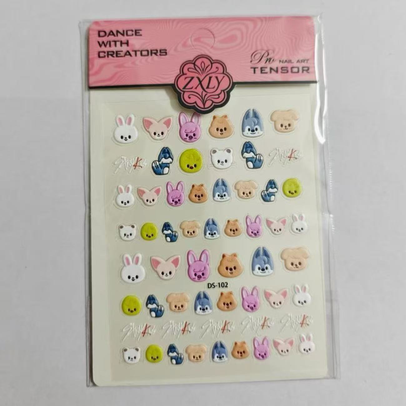 Popular Kpop SKZOO Nail Sticke - Nail Tech Accessories review and price