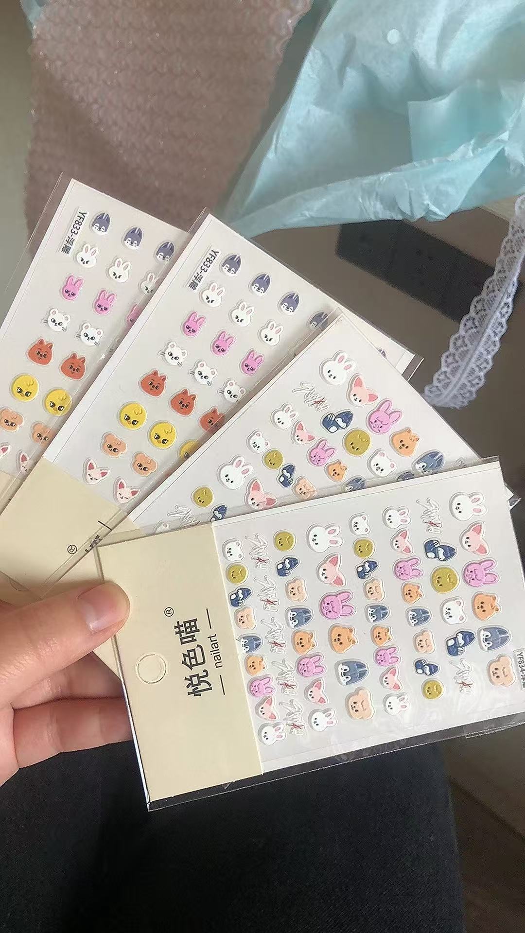 Popular Kpop SKZOO Nail Sticke - Nail Tech Accessories review and price