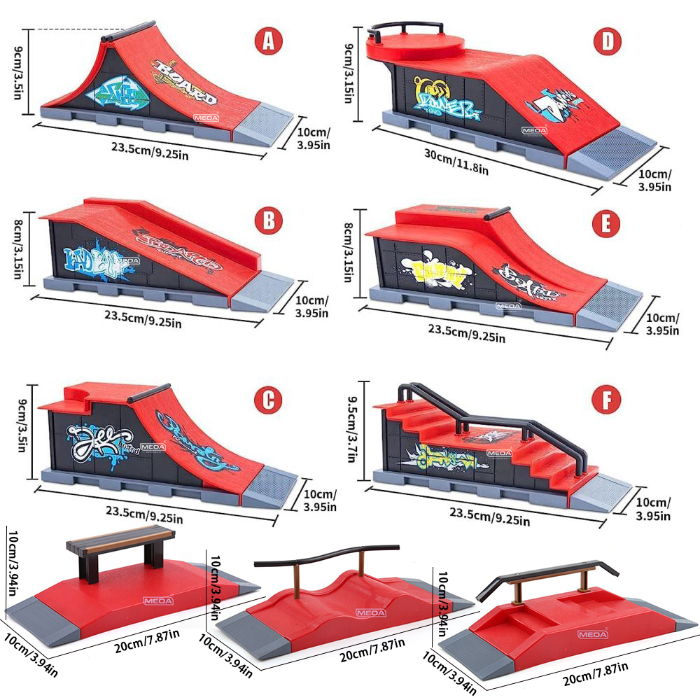 6-In-1 Finger Skateboards DIY  - Tech Deck Accessories review and price