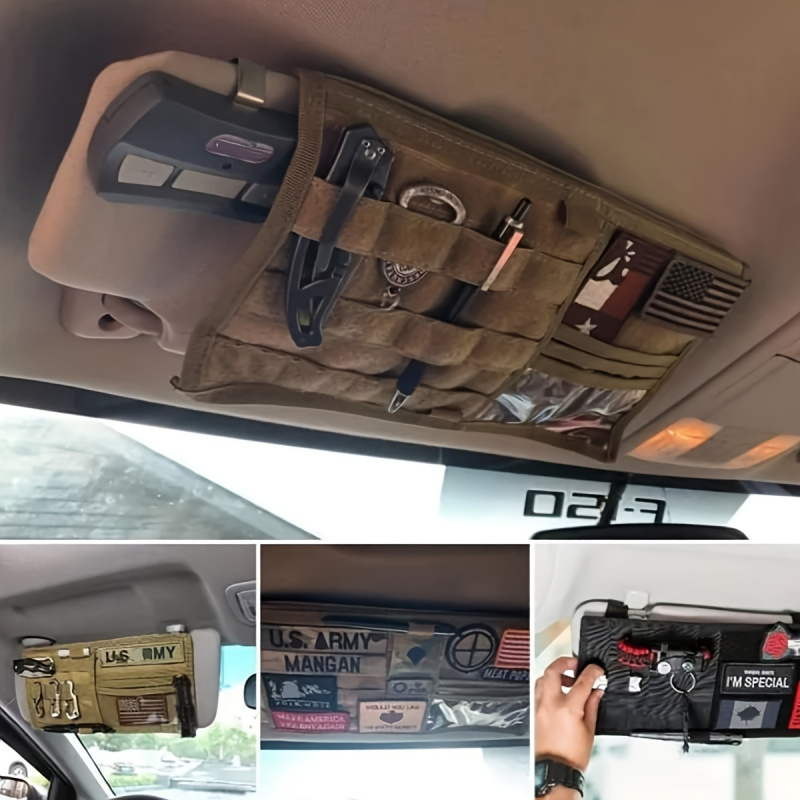 Space-Saving MOLLE Car Sun Vis - Tech Accessories Bag review and price