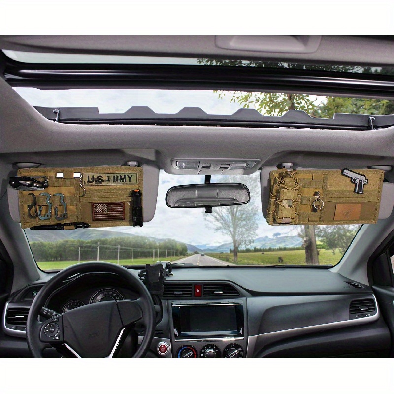 Space-Saving MOLLE Car Sun Vis - Tech Accessories Bag review and price
