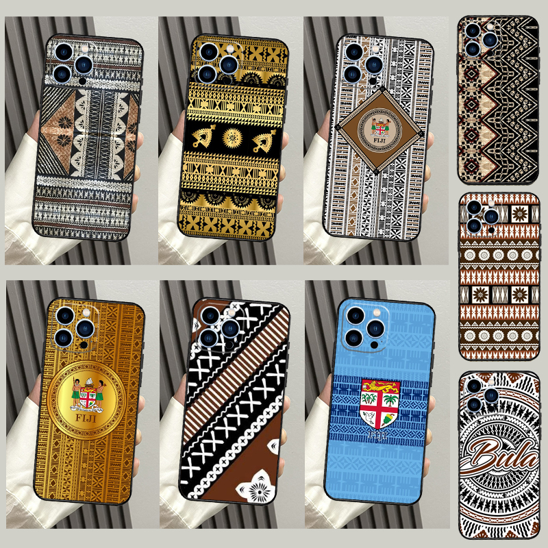 Fijian Masi Tapa For iPhone 16 - Tech Accessories Iphone review and price