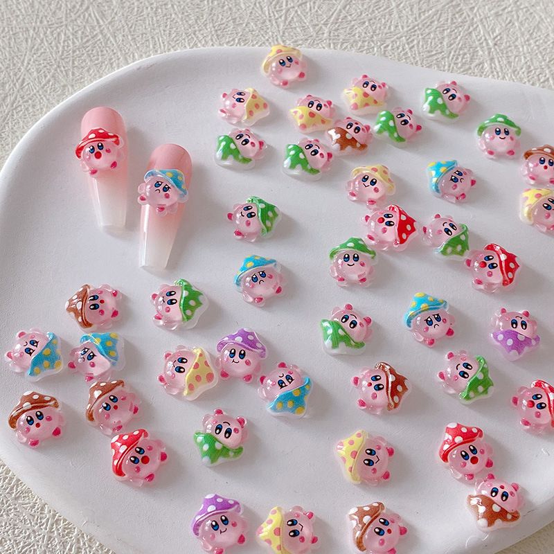 2/10/20pcs Kirby Nail Charms 3 - Nail Tech Accessories review and price