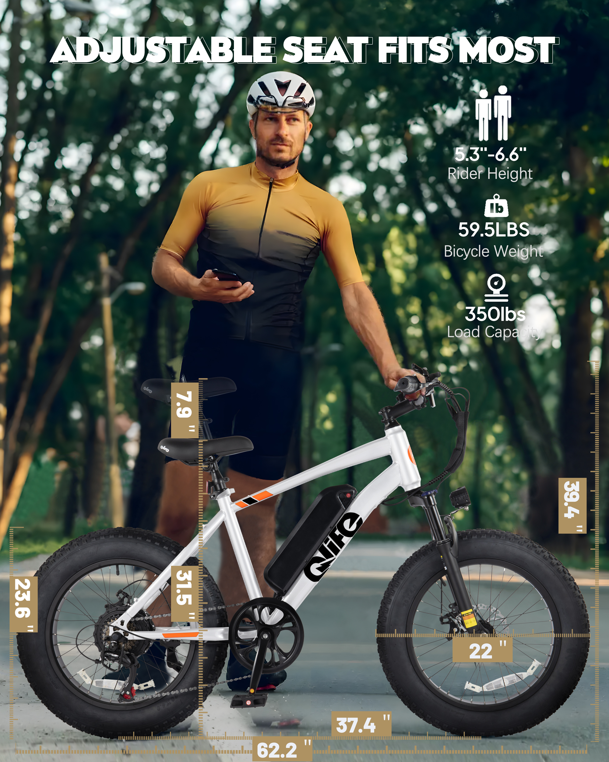 Qlife Racer Fat Tire Electric  - Tech Q review and price