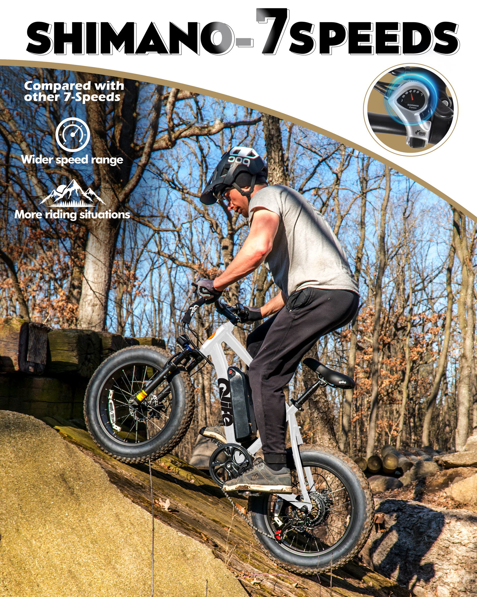 Qlife Racer Fat Tire Electric  - Tech Q review and price