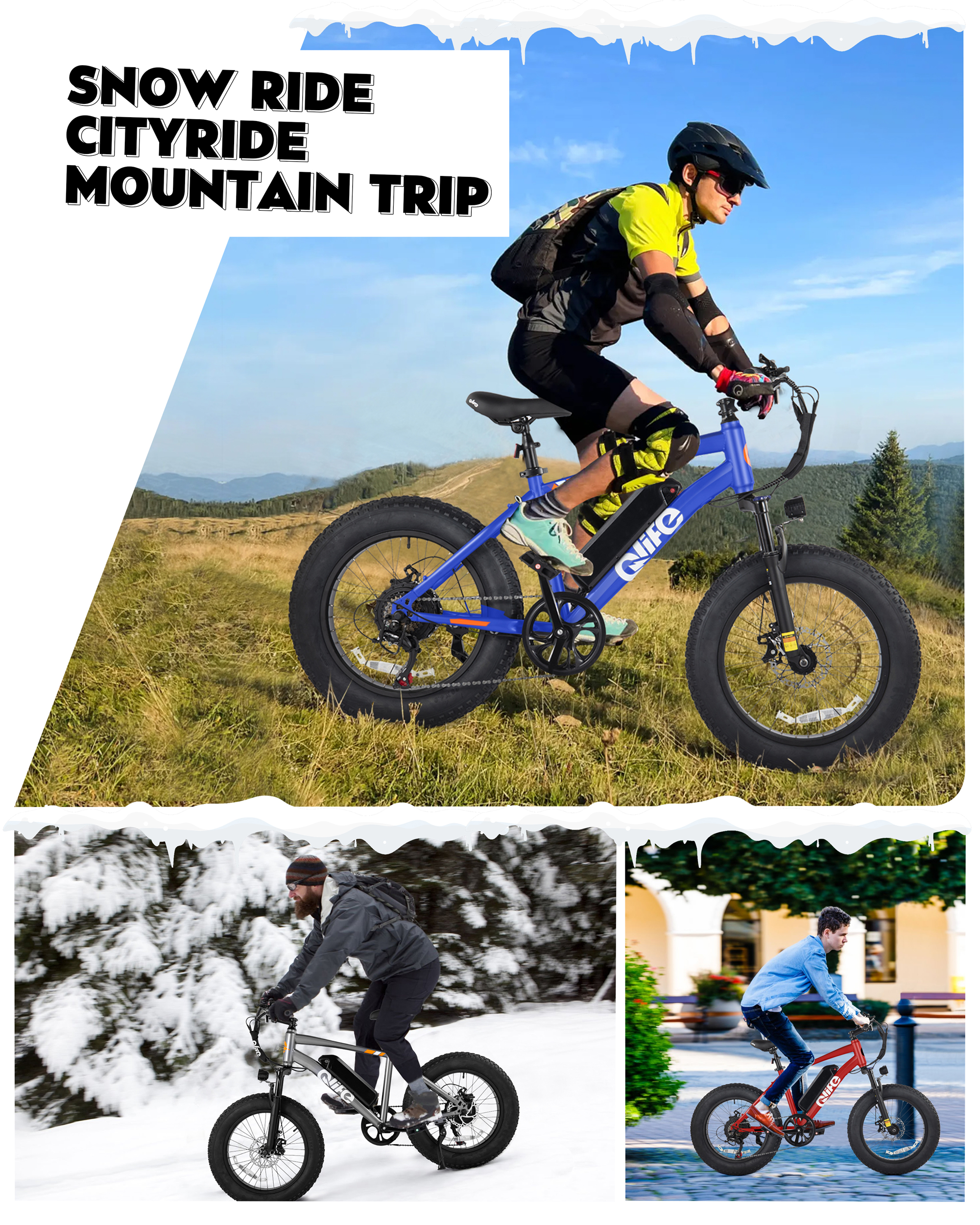 Qlife Racer Fat Tire Electric  - Tech Q review and price