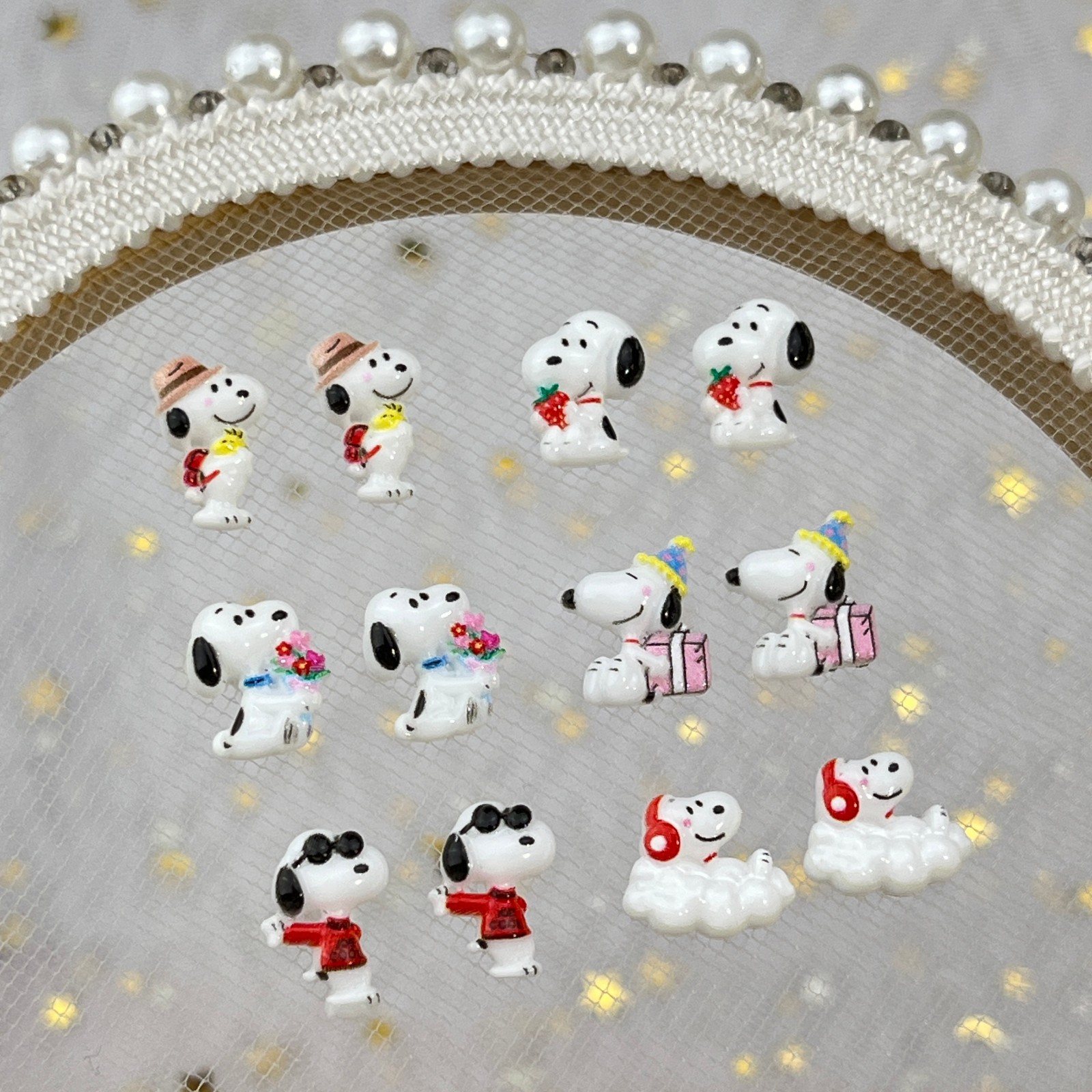 20PCS Cartoon for Snoopy Nail  - Nail Tech Accessories review and price