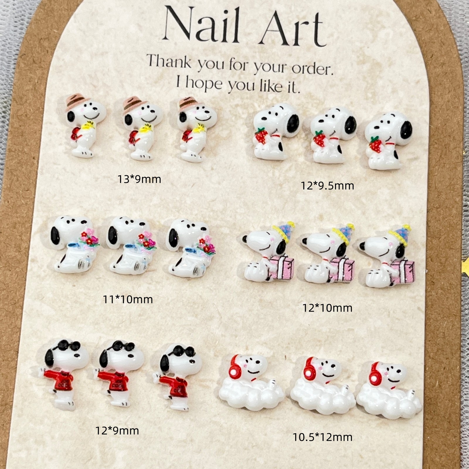 20PCS Cartoon for Snoopy Nail  - Nail Tech Accessories review and price