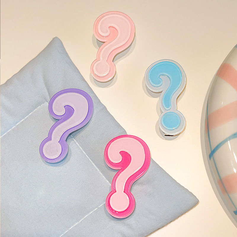 4Pcs Cute Question Mark Acryli - Y2K Tech Accessories review and price