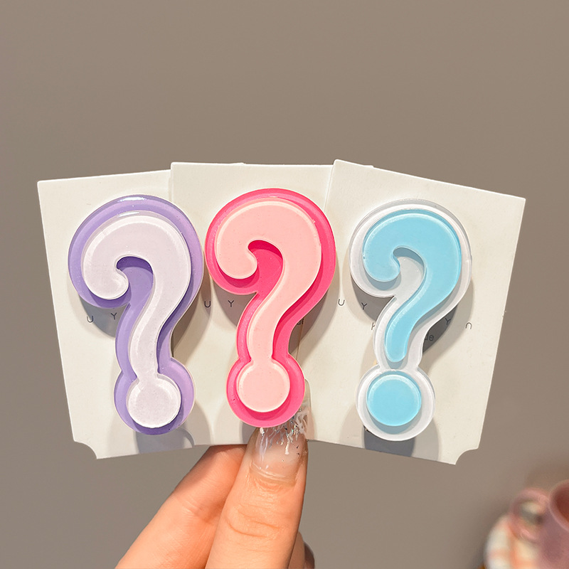 4Pcs Cute Question Mark Acryli - Y2K Tech Accessories review and price