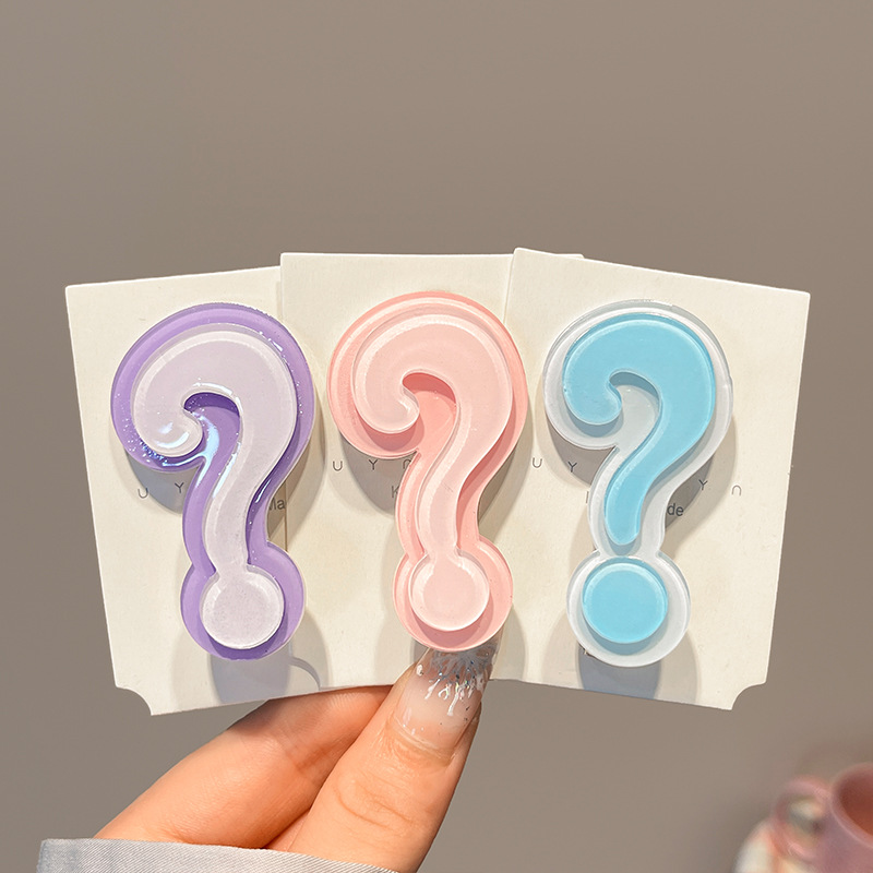 4Pcs Cute Question Mark Acryli - Y2K Tech Accessories review and price
