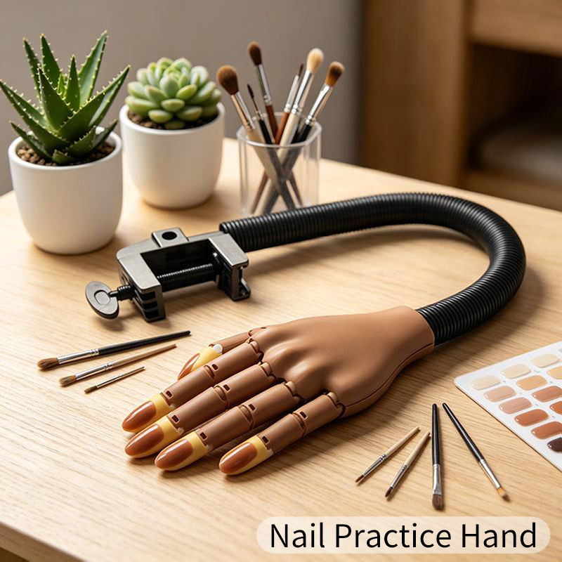 Nail Fake Practice Hand Movabl - Tech Accessories Stand review and price